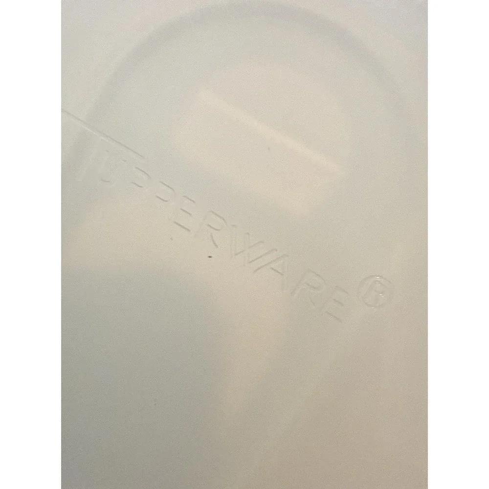 Tupperware Modular Mate‎ #1611 Oval Container 500 ml  Beige 7x3.5x3